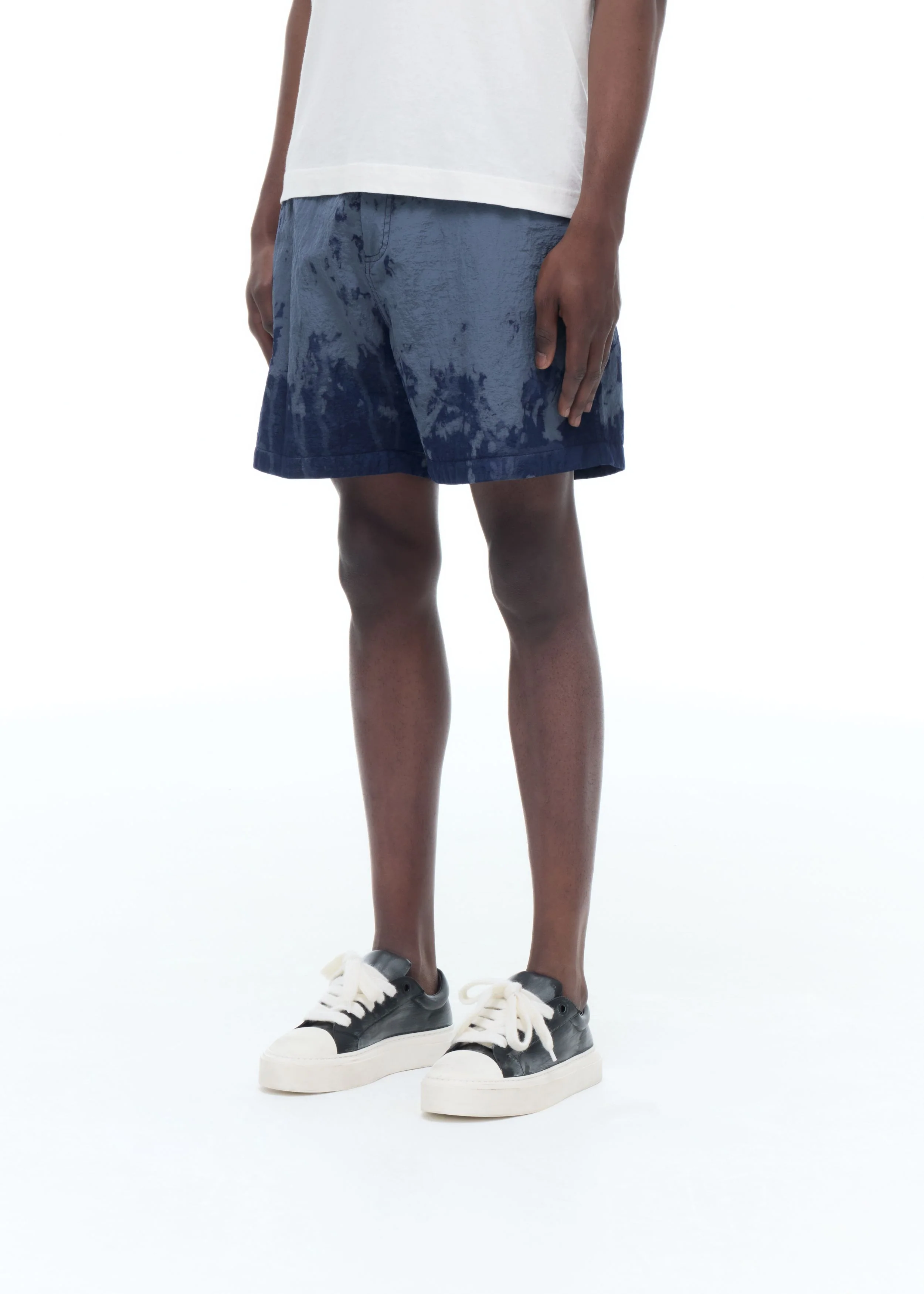 BLEACHED NYLON SHORTS - Image 5