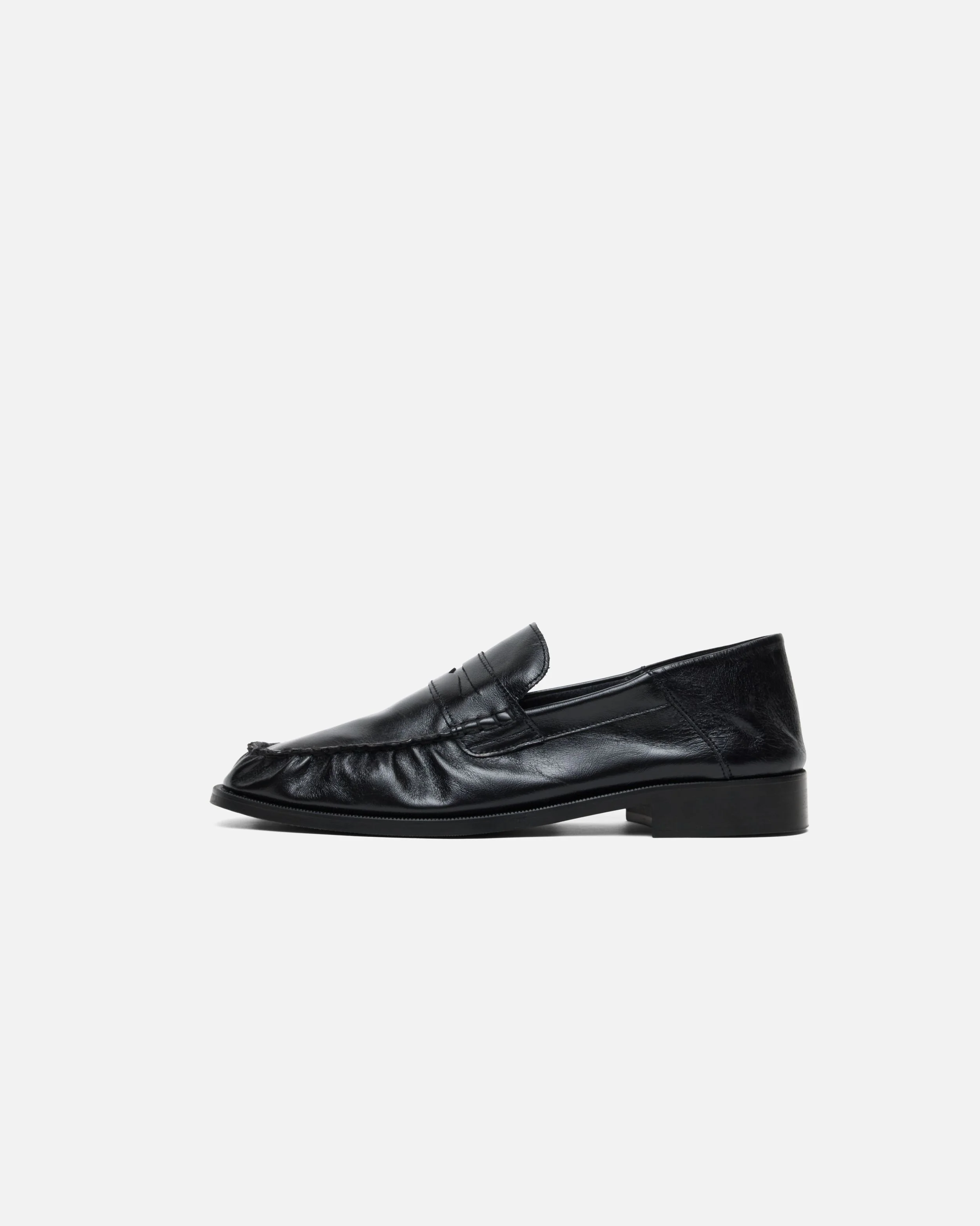CB BLACK FOLDABLE RUCHED LOAFER - Image 3