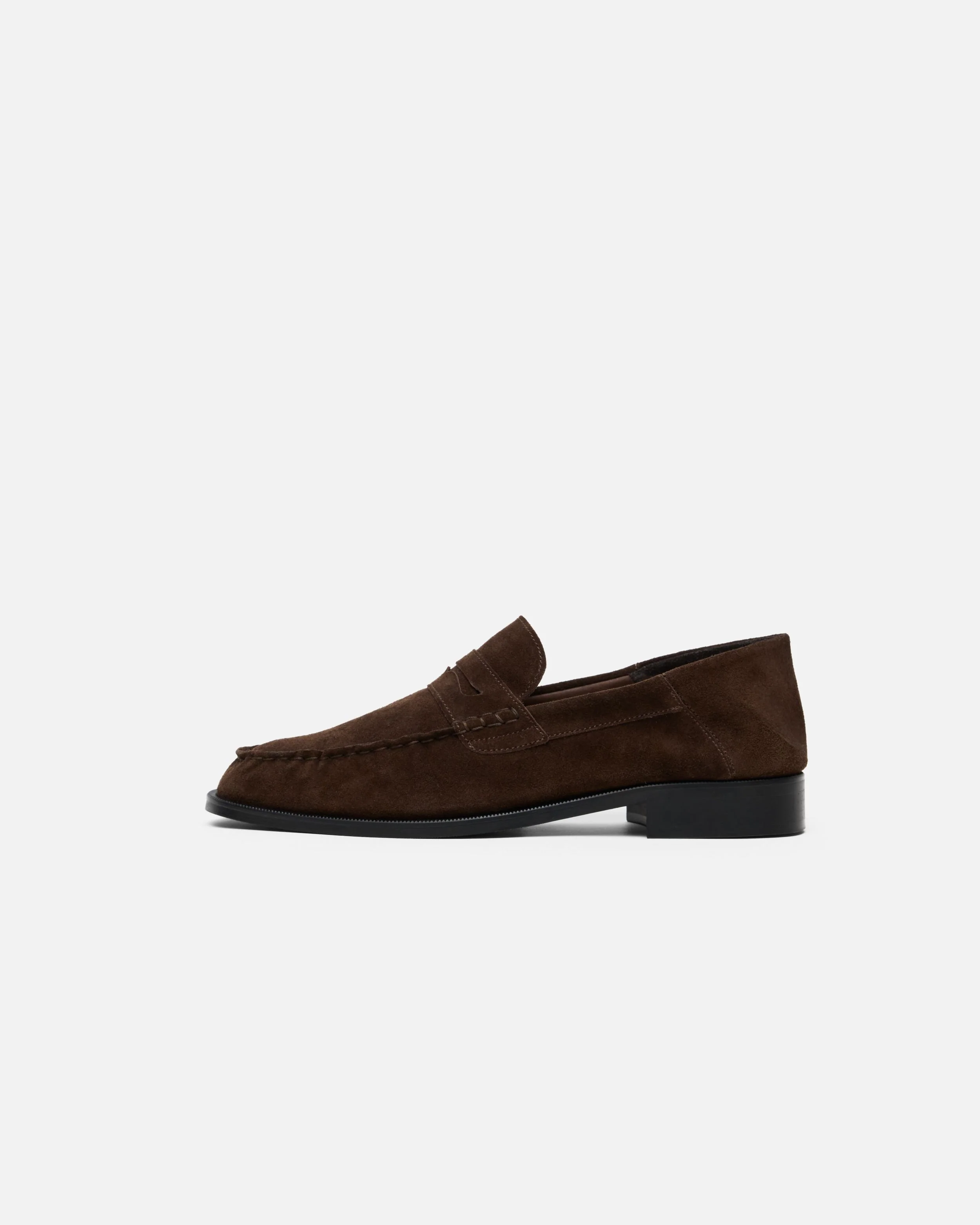 CB BROWN SUEDE FOLDABLE RUCHED LOAFER - Image 3