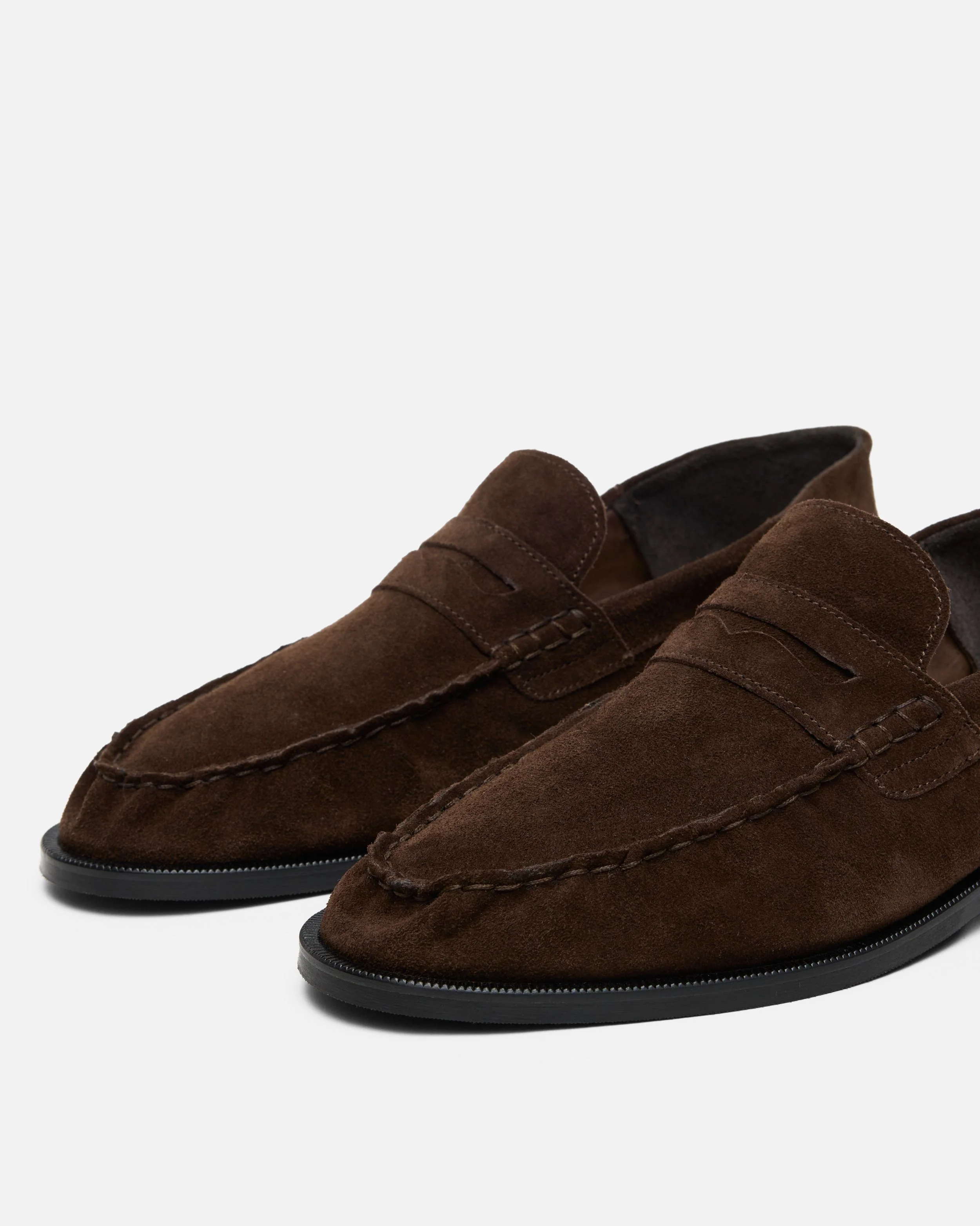 CB BROWN SUEDE FOLDABLE RUCHED LOAFER - Image 5