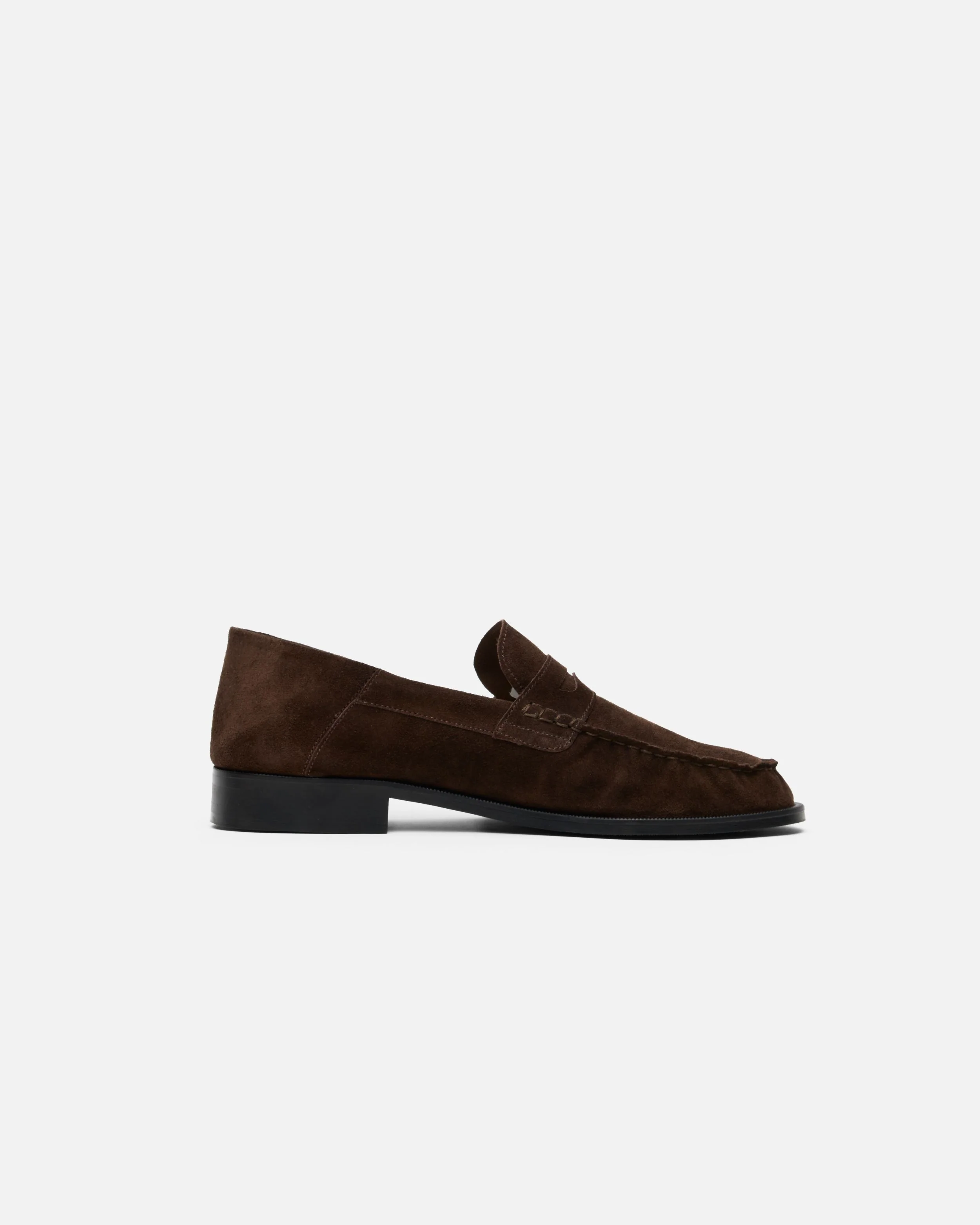 CB BROWN SUEDE FOLDABLE RUCHED LOAFER - Image 7