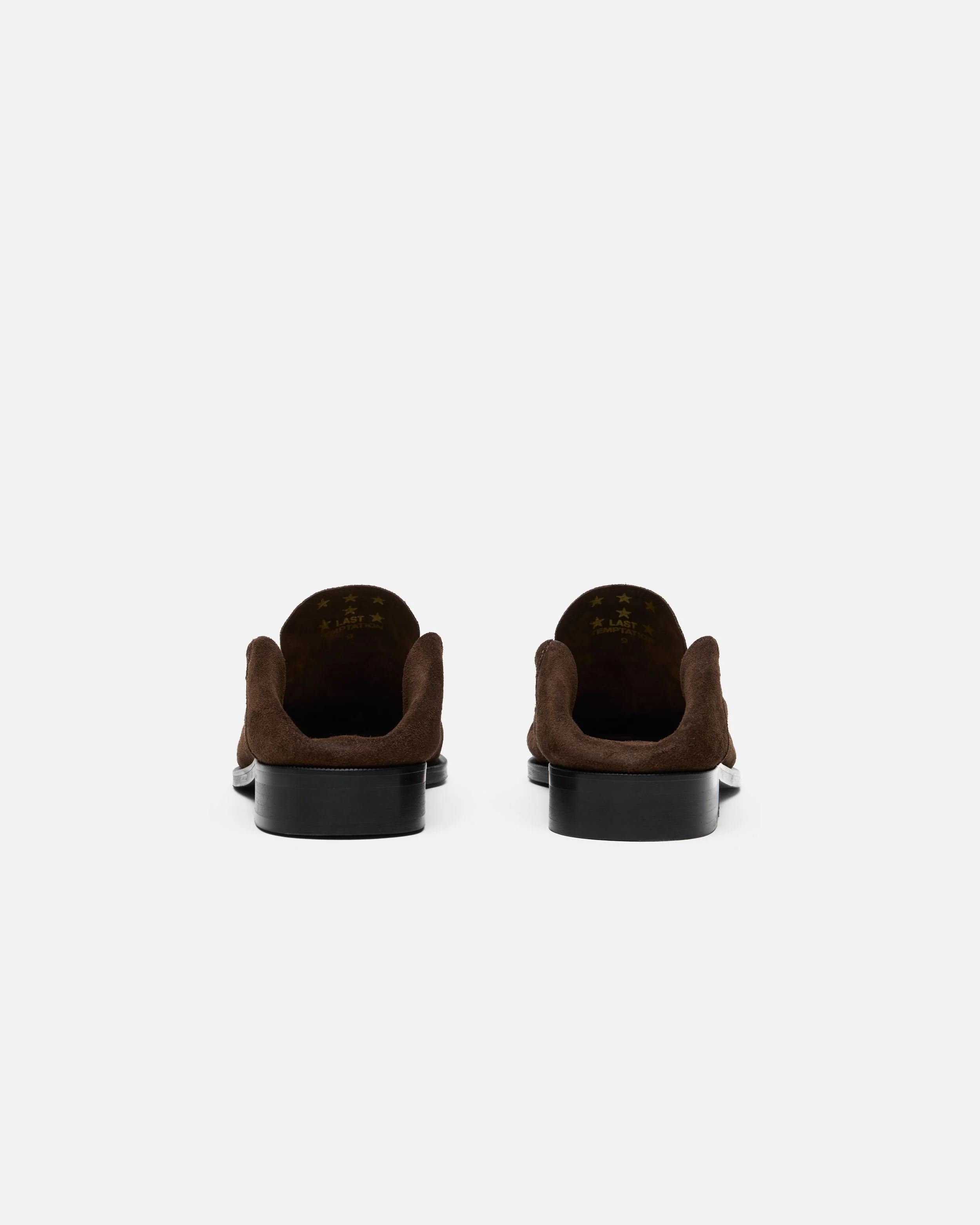 CB BROWN SUEDE FOLDABLE RUCHED LOAFER - Image 8