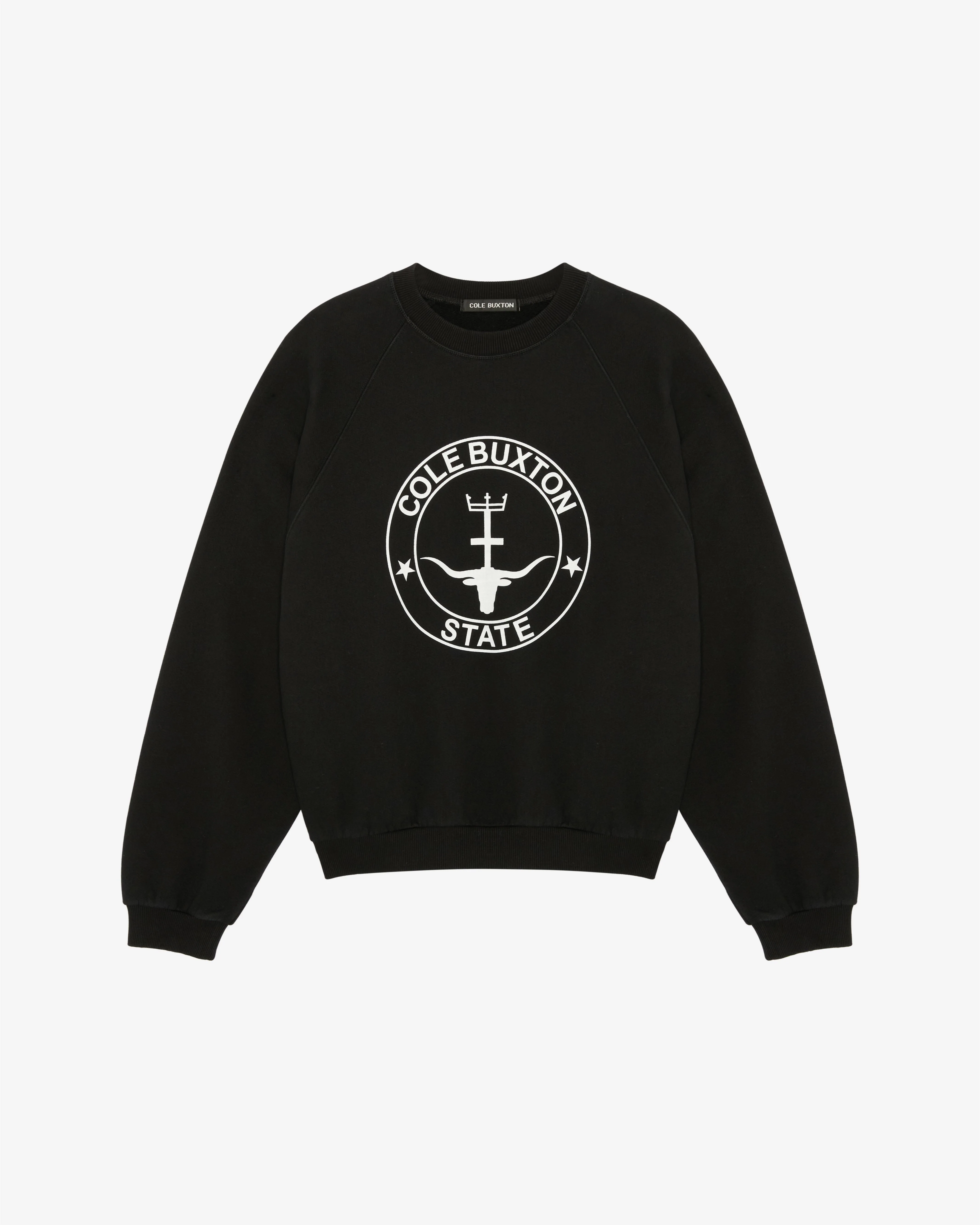 COLE BUXTON STATE RAGLAN SWEATSHIRT