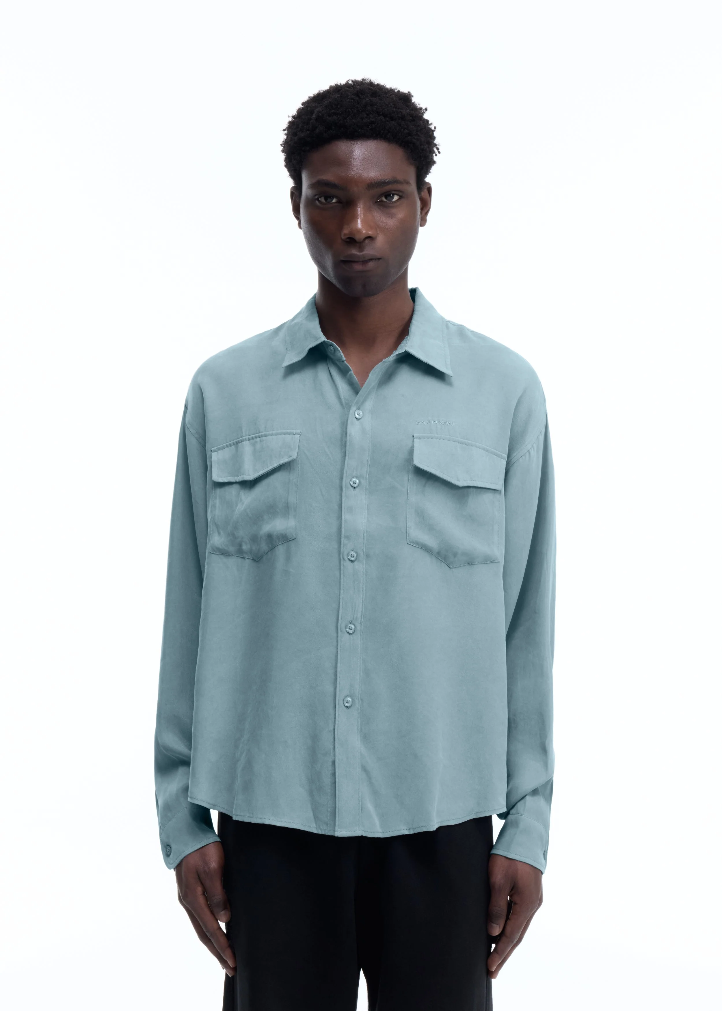 SANDWASHED SATIN SHIRT - Image 5