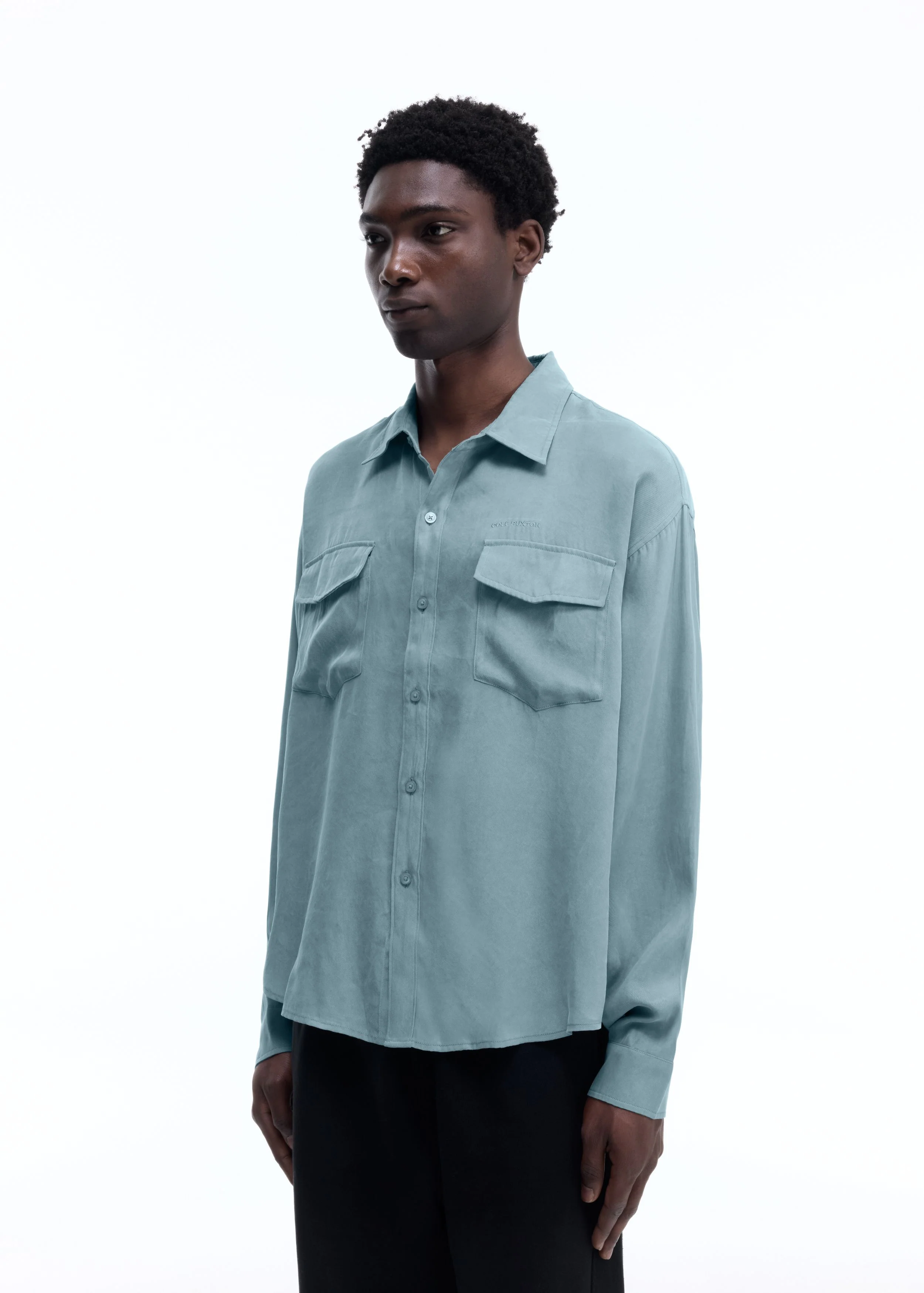 SANDWASHED SATIN SHIRT - Image 6