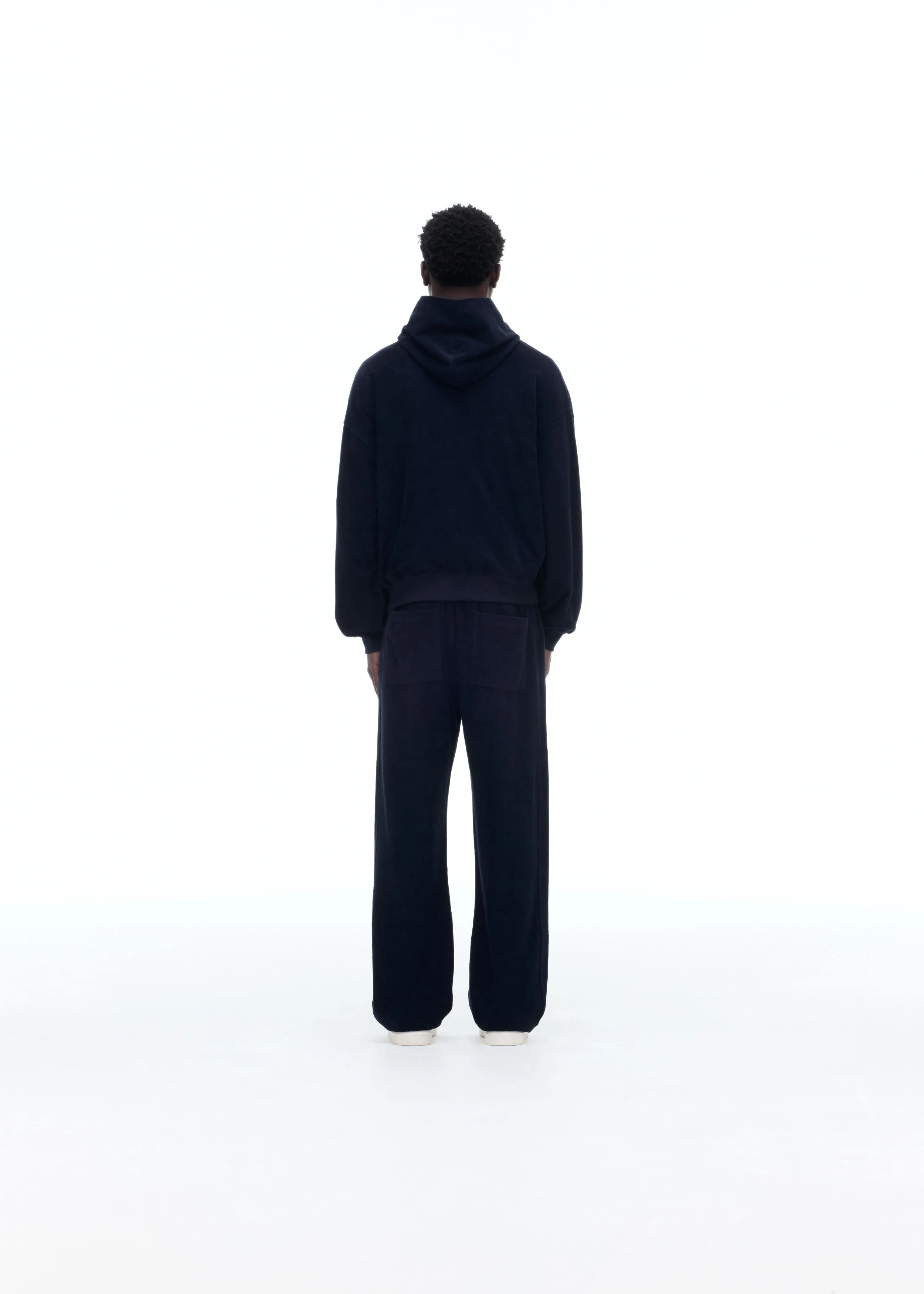 TOWELLING ZIPPED HOODIE - Image 4