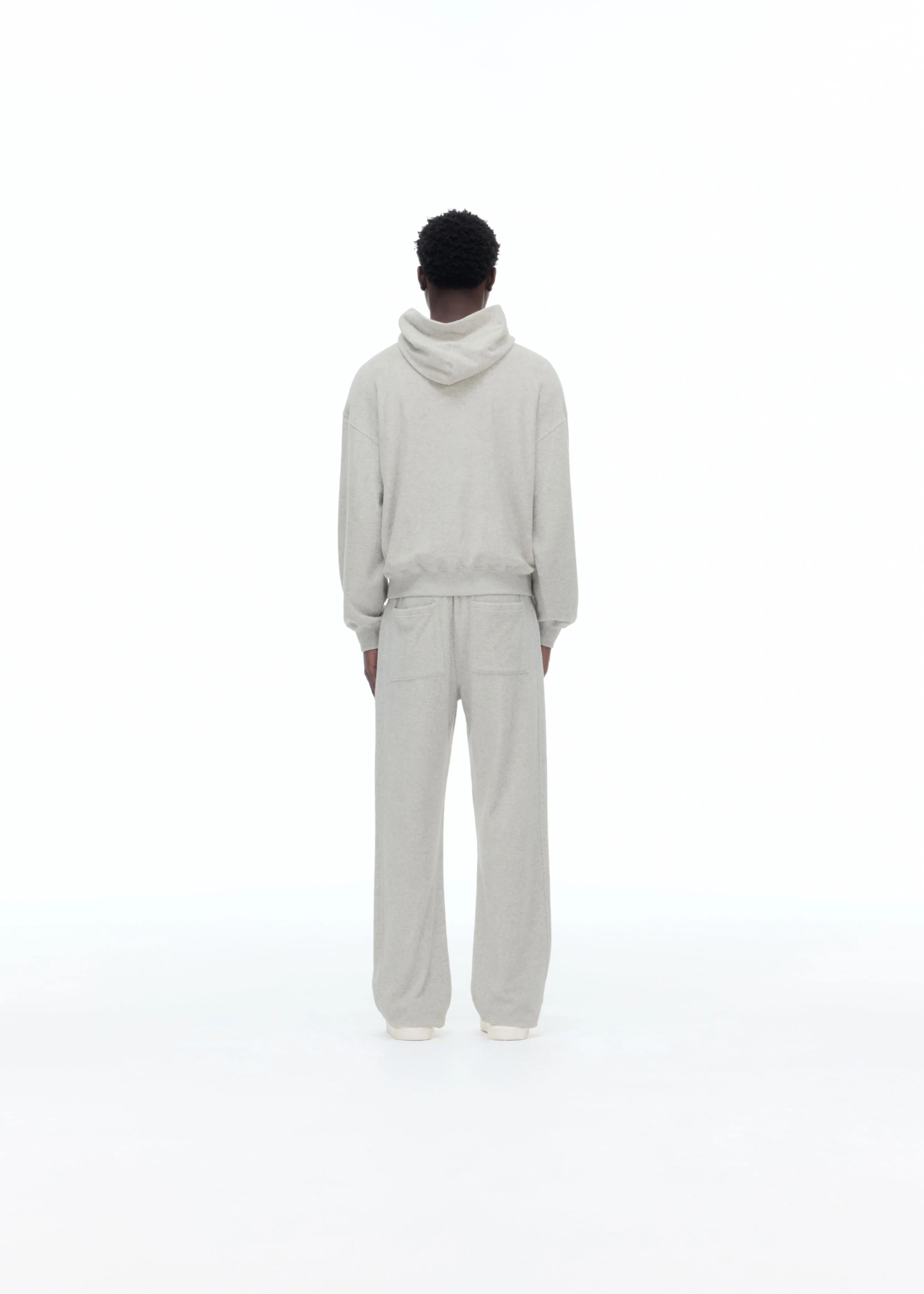 TOWELLING ZIPPED HOODIE - Image 4